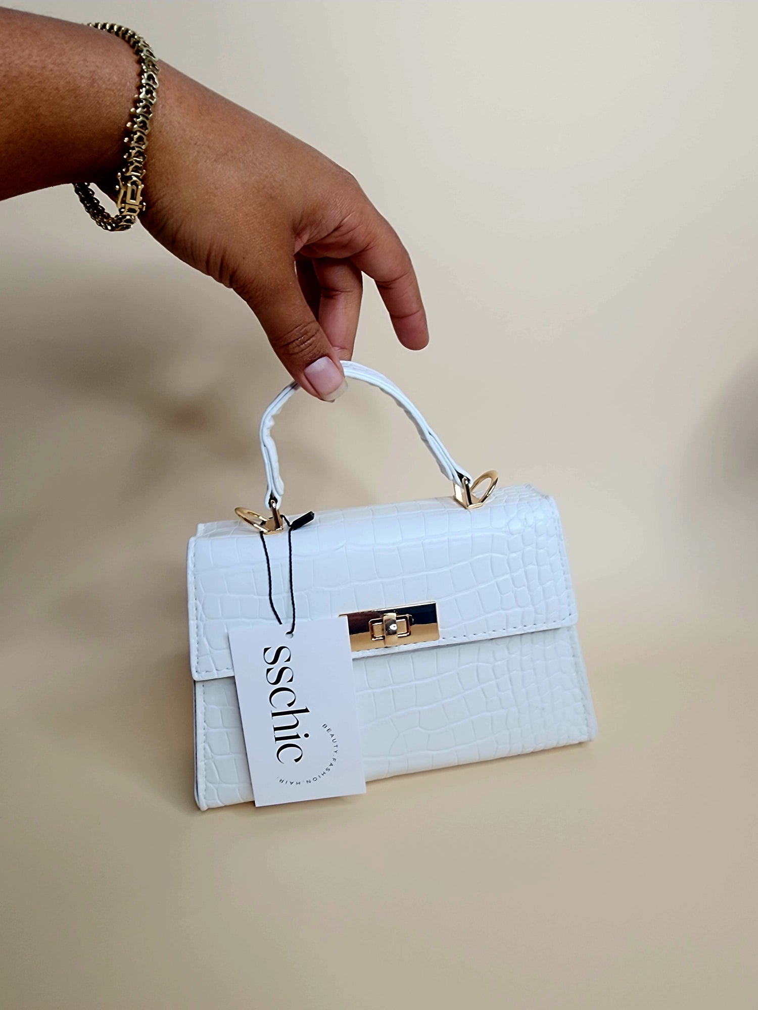 Shoulder Bags For Women Small White Purse Y2k Handbag Crocodile Pattern  Clutch 90s Purses | Fruugo NO