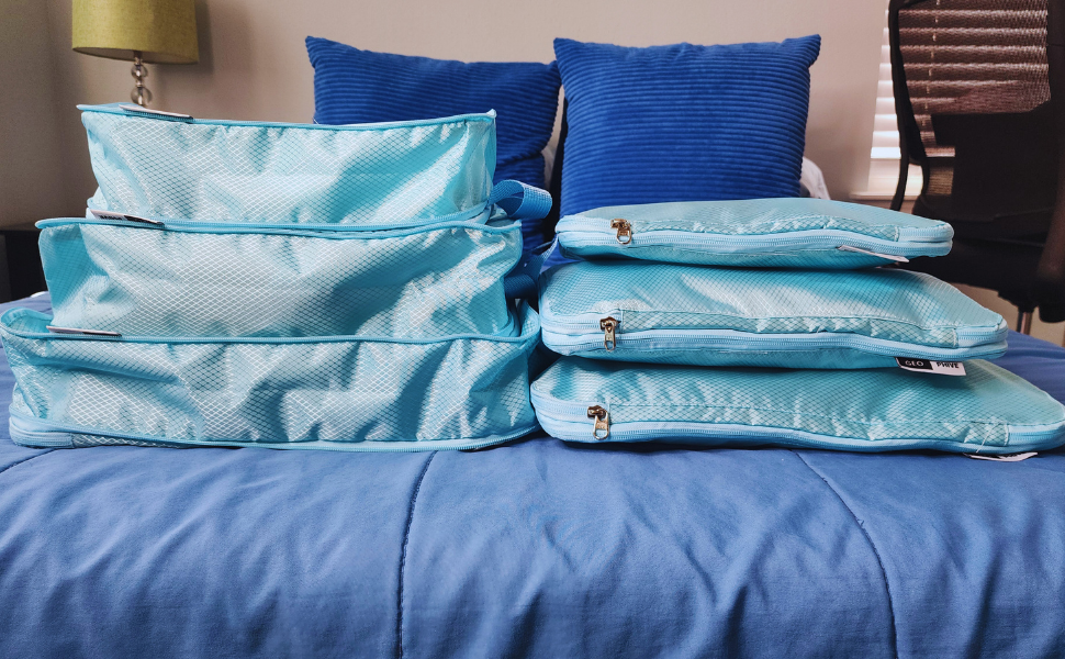 Compression Packing Cubes- Blue