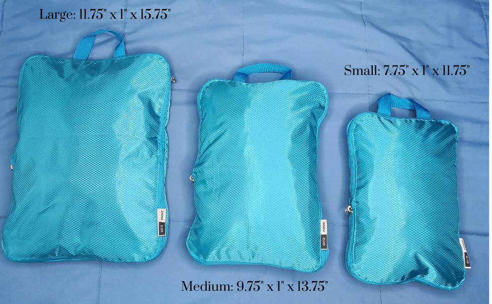 Compression Packing Cubes- Blue